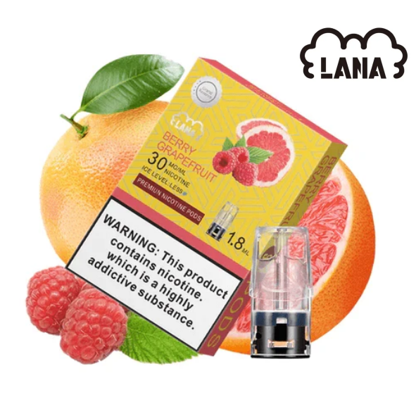 LANA1代LOGO漿果葡萄柚png LANA VAPE 台灣官方選物店 | 電子煙主機煙彈專賣